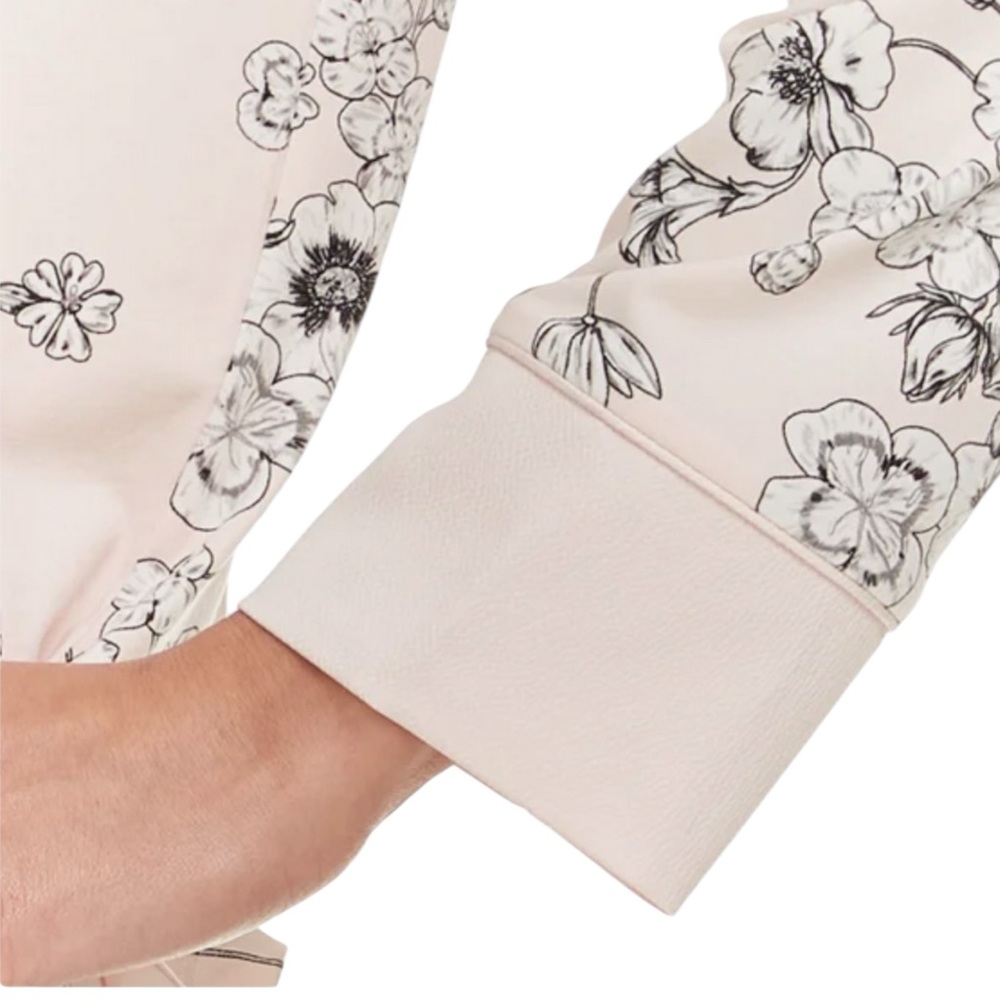 FLORA NIKROOZ Pink Floral Pajama Set Size XL — SUPER DUPER COMFORTABLE!!! - Picture 7 of 9
